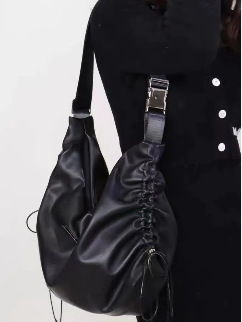 Harajuku Women's Nylon Crossbody Bag Y2K Techwear Style