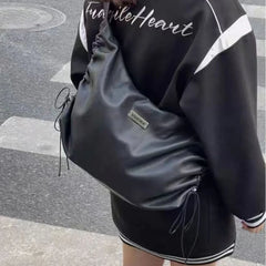 Harajuku Women's Nylon Crossbody Bag Y2K Techwear Style