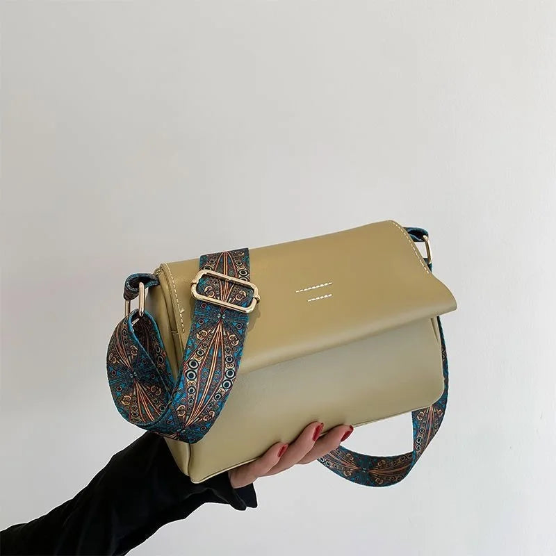 Vintage Shoulder Flap Bag Pu Leather Women Messenger Bags