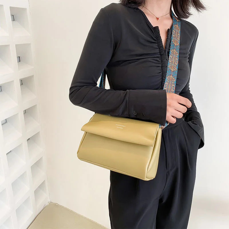 Vintage Shoulder Flap Bag Pu Leather Women Messenger Bags