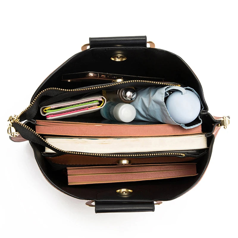 Women's Retro Crossbody Bag Winter Shoulder Handbag Classic Purse