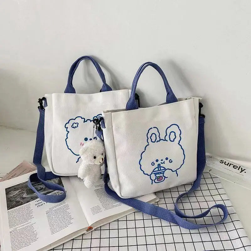 Literature & Art College Student Canvas Backpack