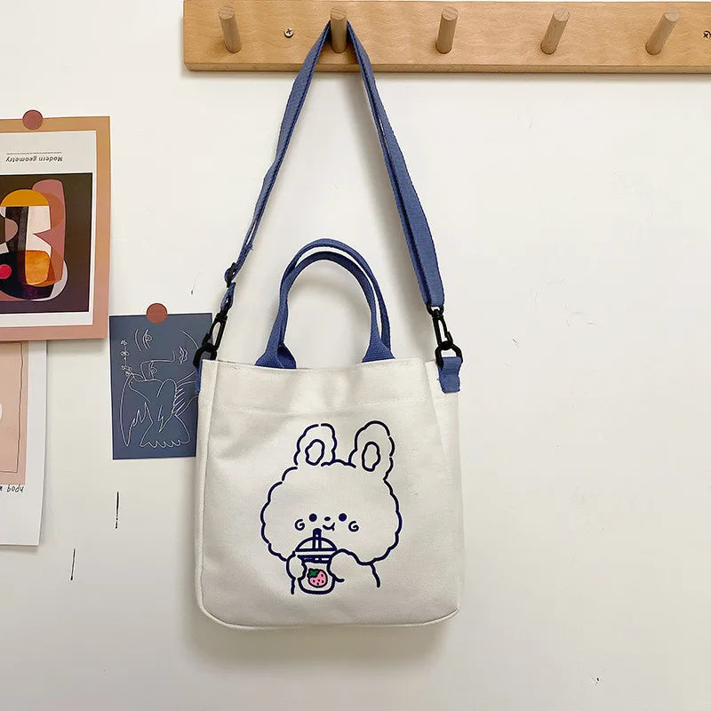 Literature & Art College Student Canvas Backpack