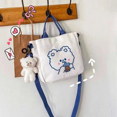 Literature & Art College Student Canvas Backpack