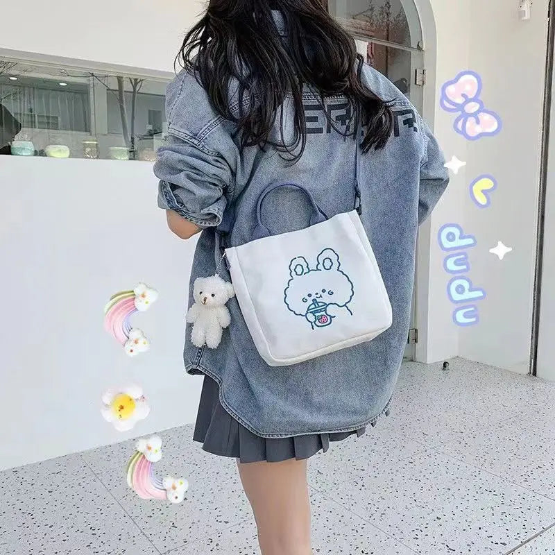 Literature & Art College Student Canvas Backpack