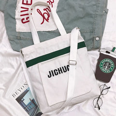 Canvas Crossbody Shoulder Bag Large Capacity Casual Handbag