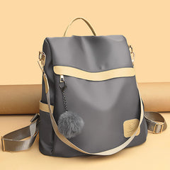 Women's Travel Backpack Large Capacity Water Bottle Mini Leather Purse