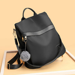 Women's Travel Backpack Large Capacity Water Bottle Mini Leather Purse