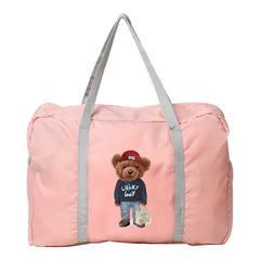 Women's Bear Zipper Travel Bag Organizer Waterproof Handbag
