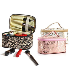 Leopard Print Make-Up Bag Travel Portable Storage Wash Bag