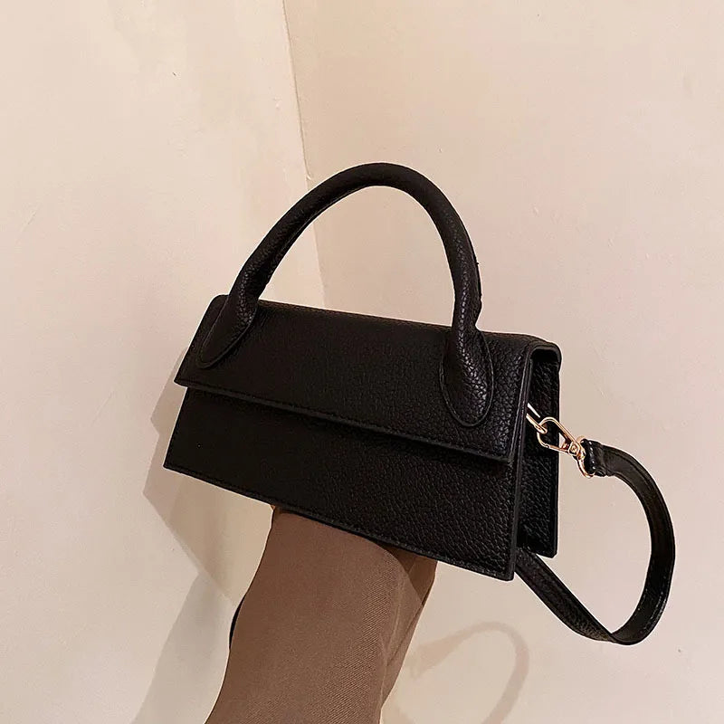 Women's Lichee Pattern Purses Handbags PU Leather Retro Shoulder Crossbody