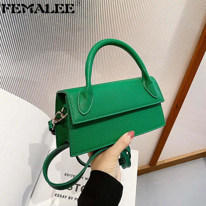Women's Lichee Pattern Purses Handbags PU Leather Retro Shoulder Crossbody