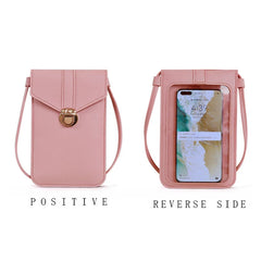 Women's Lock One-shoulder Messenger Bag Retro Student Buckle Small Wallet