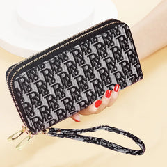 Women's Long Wallet Mobile Phone Purse Ladies Frosted Clutch Bag