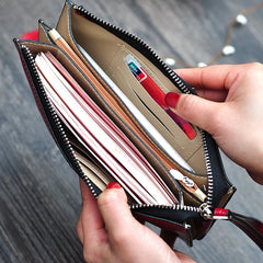Women's Long Wallet Zipper Coin Purses Large Capacity Clutch Money Bag