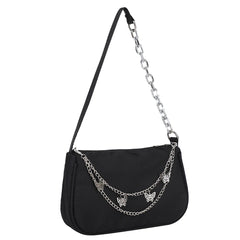 Women's Retro Shoulder Bag Nylon Female Shopping Purse