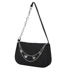 Women's Retro Shoulder Bag Nylon Female Shopping Purse