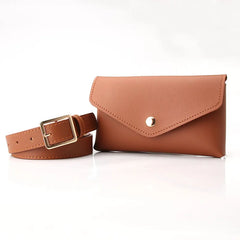 Women's PU Leather Fanny Pack Belt Bag Wallet