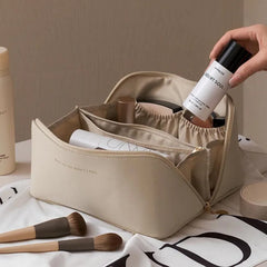 Large Women's Makeup Bag Organizer with Mirror
