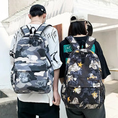 Camouflage Printing Backpack School Bag for Teens