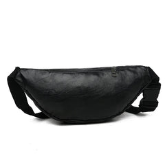 Women's Men's Chest Bag Pu Messenger Bag Shoulder Bag Large Capacity