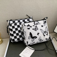 Women's Messenger Bag Matching Shoulder Bag Casual Small Square Bag