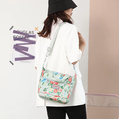 Women's Messenger Bags Waterproof Shoulder Bags Flower Printing