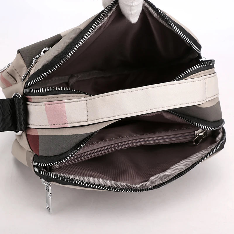 Women's Messenger Bag Nylon Handbag Travel Tote Shoulder Crossbody
