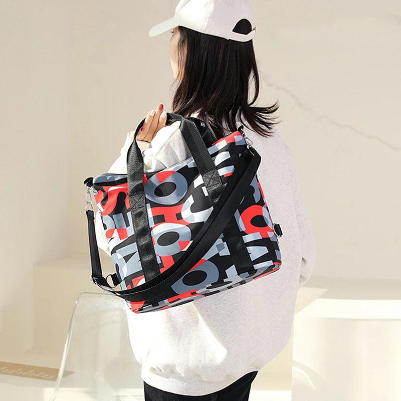 Women's Waterproof Messenger Bag Shoulder Tote Handbag Large Travel Crossbody