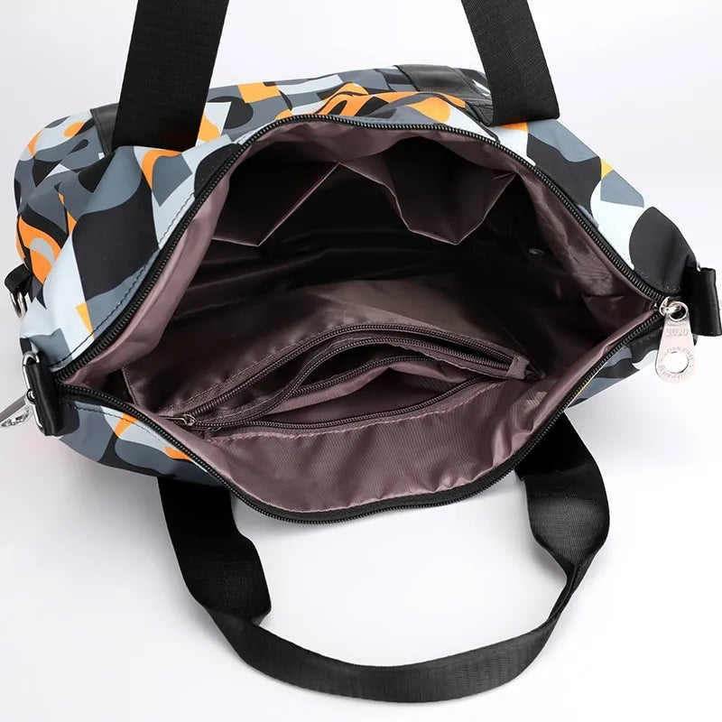 Women's Waterproof Nylon Messenger Bag Large Handbag
