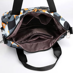 Women's Waterproof Nylon Messenger Bag Large Handbag