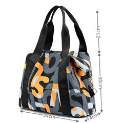 Women's Waterproof Nylon Messenger Bag Shoulder Tote Large Handbag