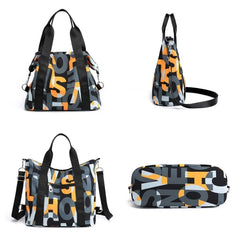 Women's Waterproof Nylon Messenger Bag Large Handbag