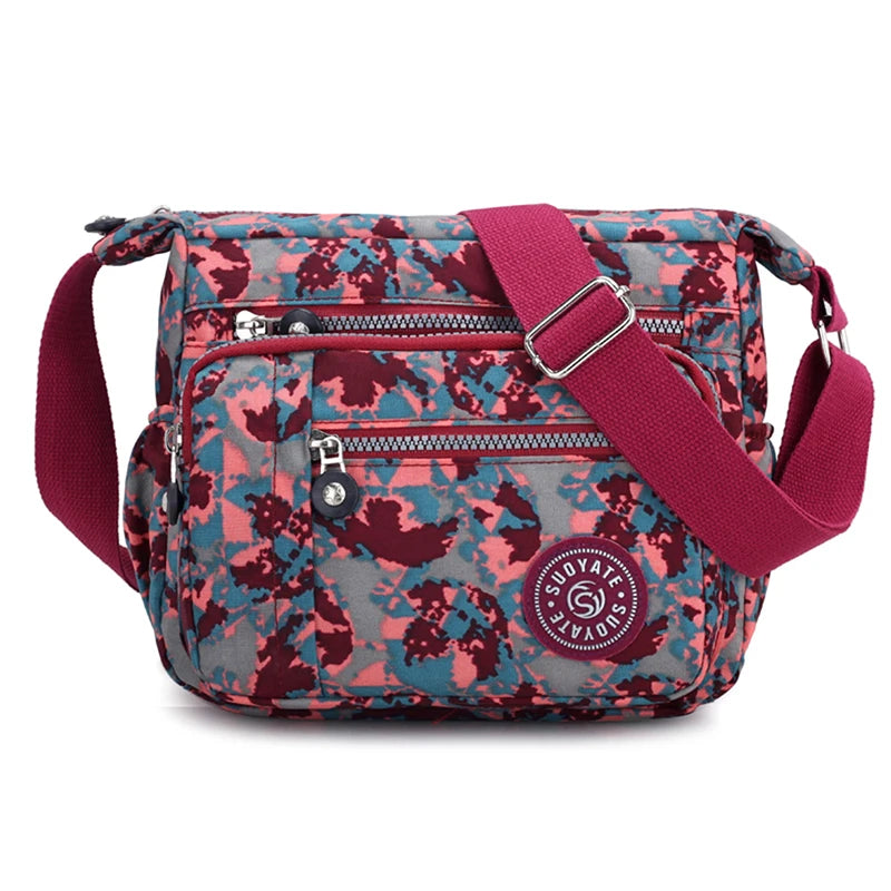 Women's Messenger Bag Large Capacity Crossbody Nylon Handbag