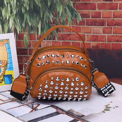 Women's Mini Crossbody Bag PU Leather Shoulder Bag Girl Shopper Purse