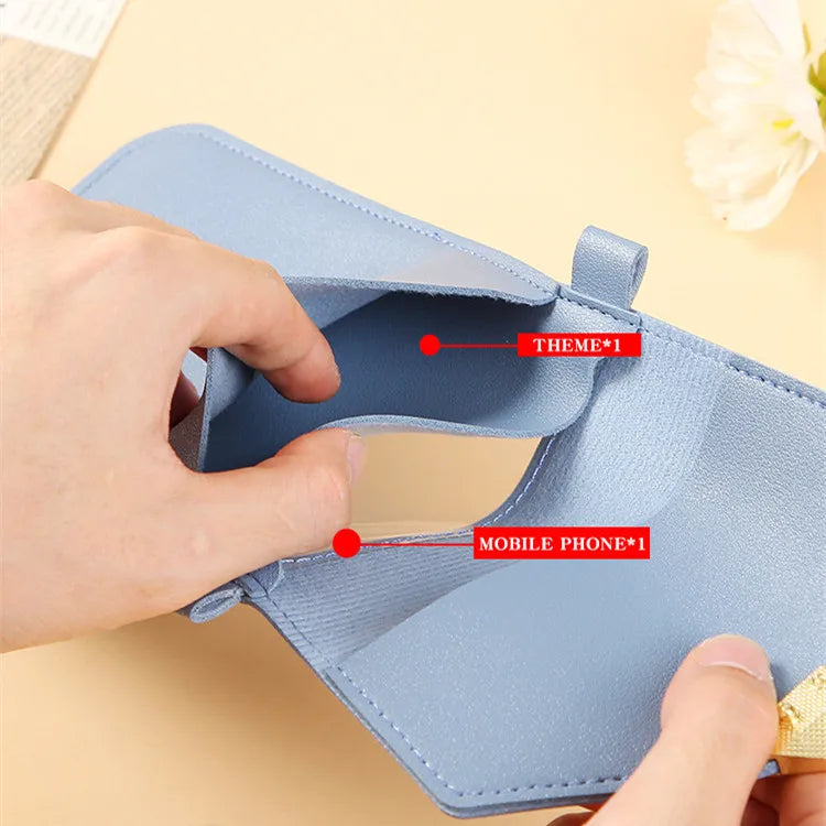 Women's Mini Transparent Phone Wallet Crossbody Bag Clutch Purse