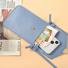 Women's Mini Transparent Phone Wallet Crossbody Bag Clutch Purse