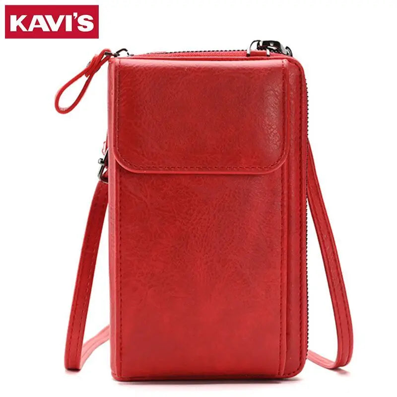 Waterproof Leather Mini Shoulder Bag - Women's Handbag