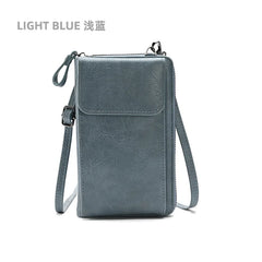 Waterproof Leather Mini Shoulder Bag - Women's Handbag