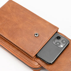 Waterproof Leather Mini Shoulder Bag - Women's Handbag
