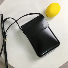 Women's Crossbody Phone Bag Solid PU Storage Bag