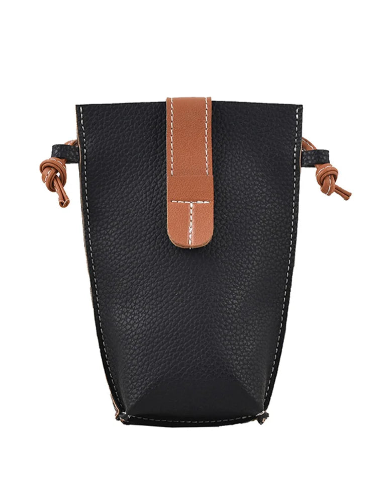 Women's Retro PU Leather Mini Crossbody Bag
