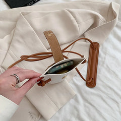 Women's Retro PU Leather Mini Crossbody Bag