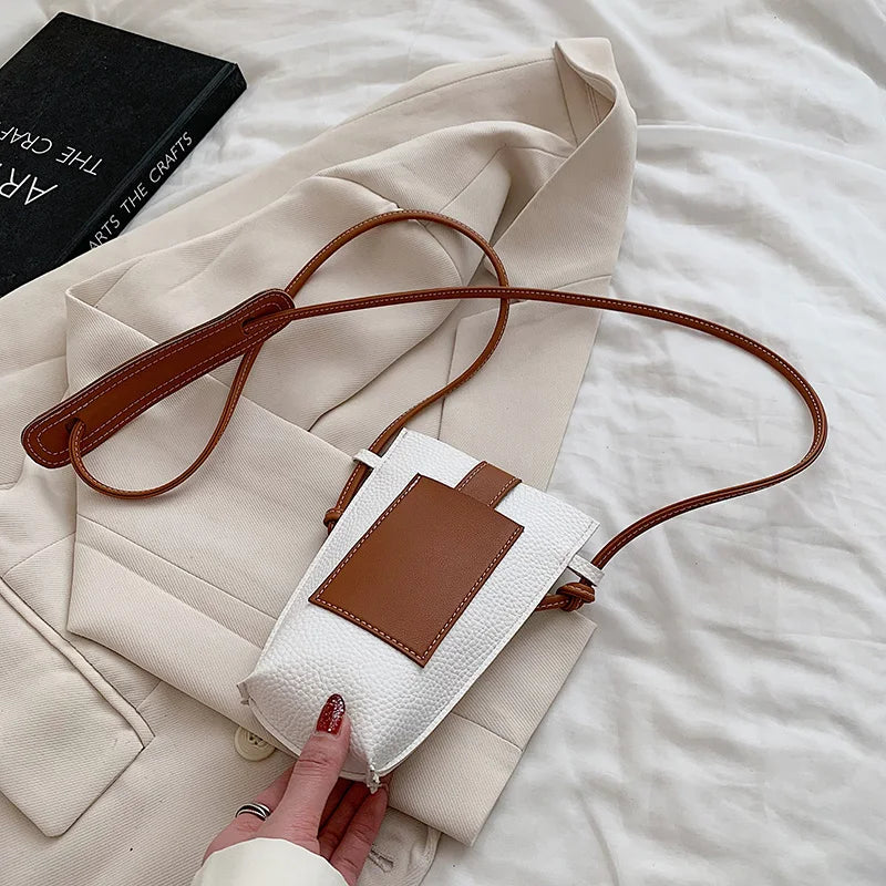 Women's Retro PU Leather Mini Crossbody Bag