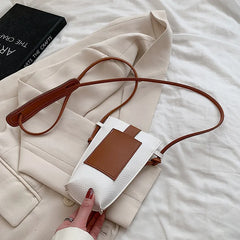 Women's Retro PU Leather Mini Crossbody Bag