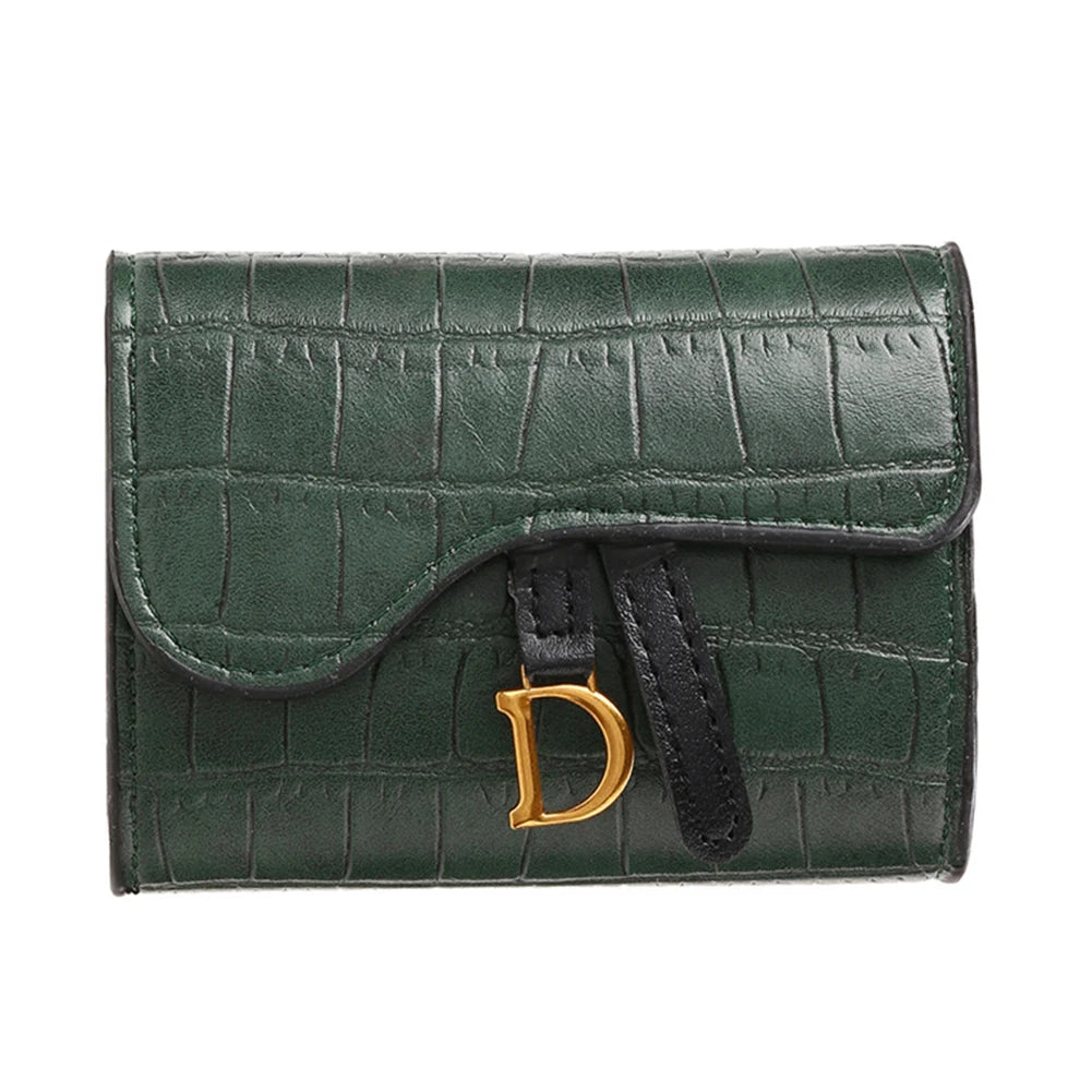 Crocodile Pattern Wallet for Women, Business & Dating