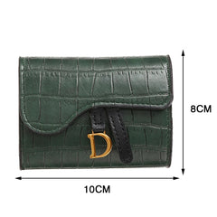 Crocodile Pattern Wallet for Women, Business & Dating