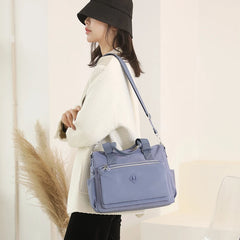 Waterproof Women Nylon Oxford Shoulder Bag Large Capacity Crossbody Messenger