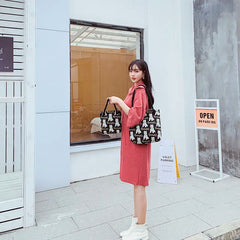 Women's Plush Shoulder Bags Covered with Puppy Clutch Bags