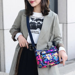 Women's Casual Messenger Bags Running Rivers and Lakes Street Stalls